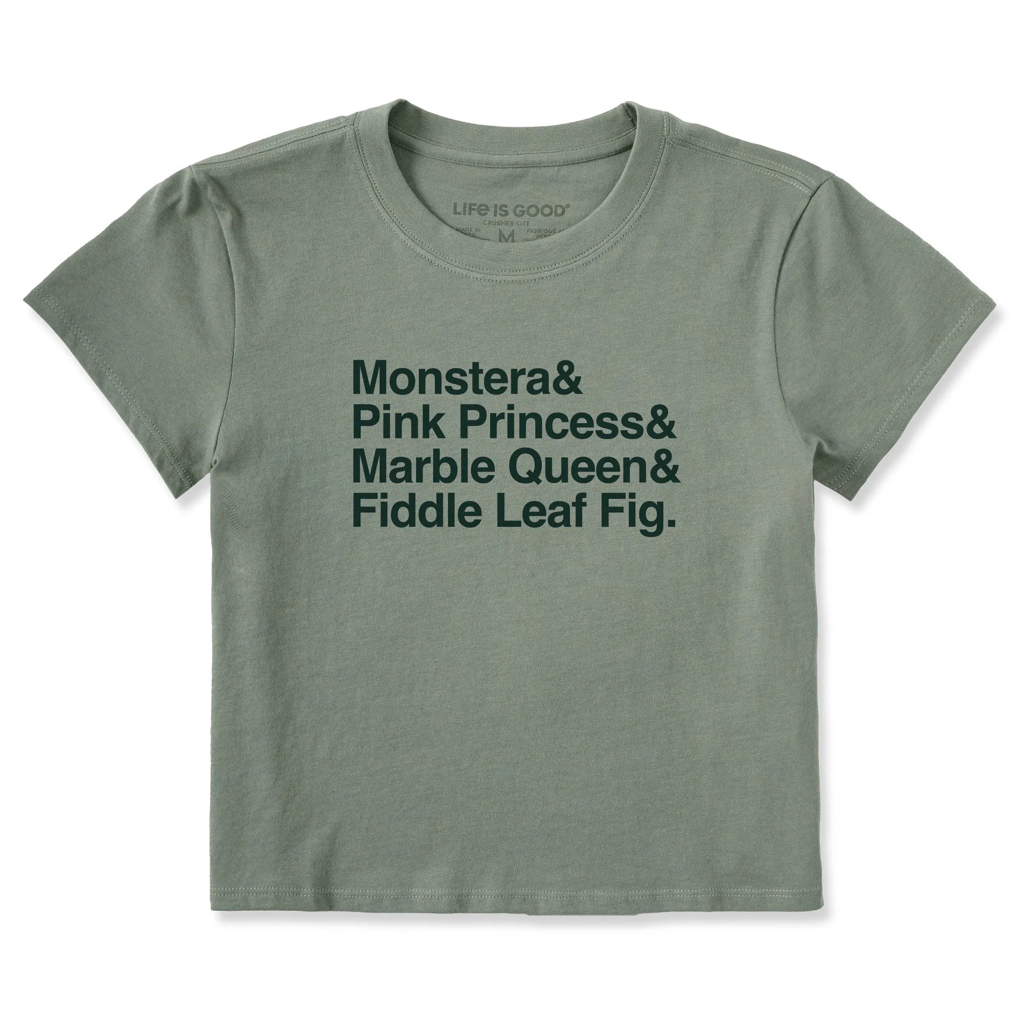 Women's Houseplants Stack Crusher-LITE Shrunken Tee sold by Life is Good