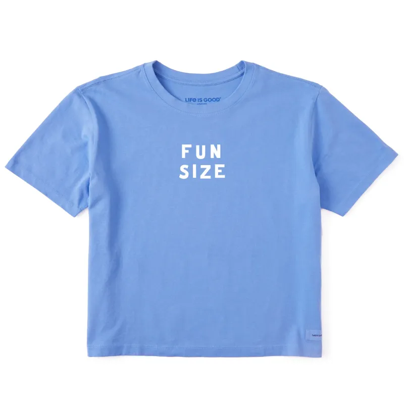 Women's Fun Size Simple Short Sleeve Crusher Boxy Tee sold by Life is Good