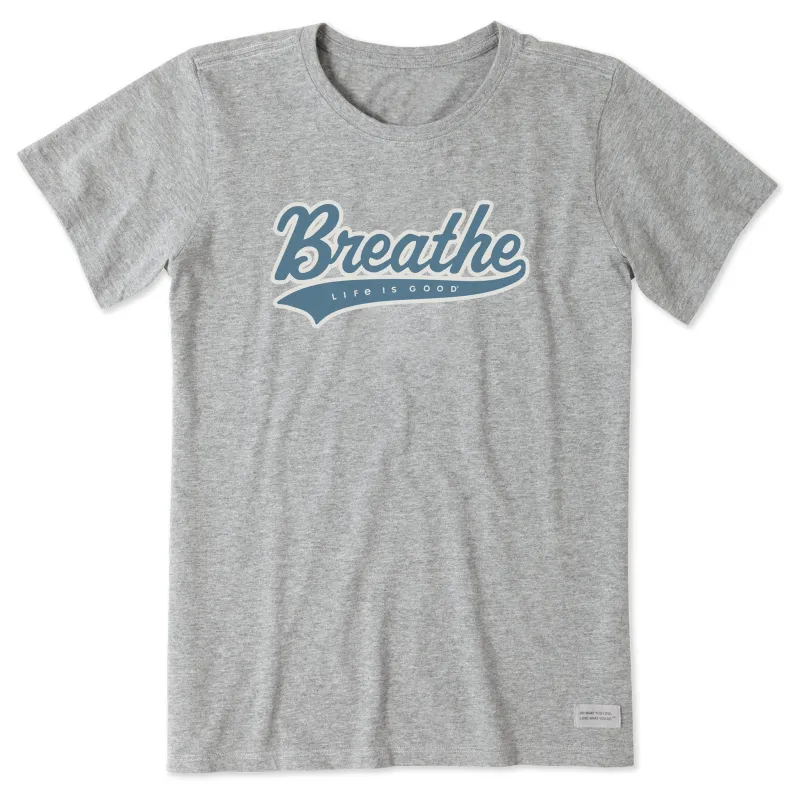 Women's Breath Ballyard Script Short Sleeve Tee sold by Life is Good