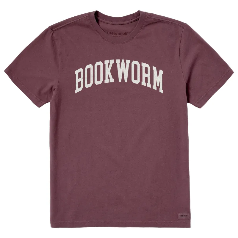 Men's Bookworm Arch Short Sleeve Crusher Tee sold by Life is Good