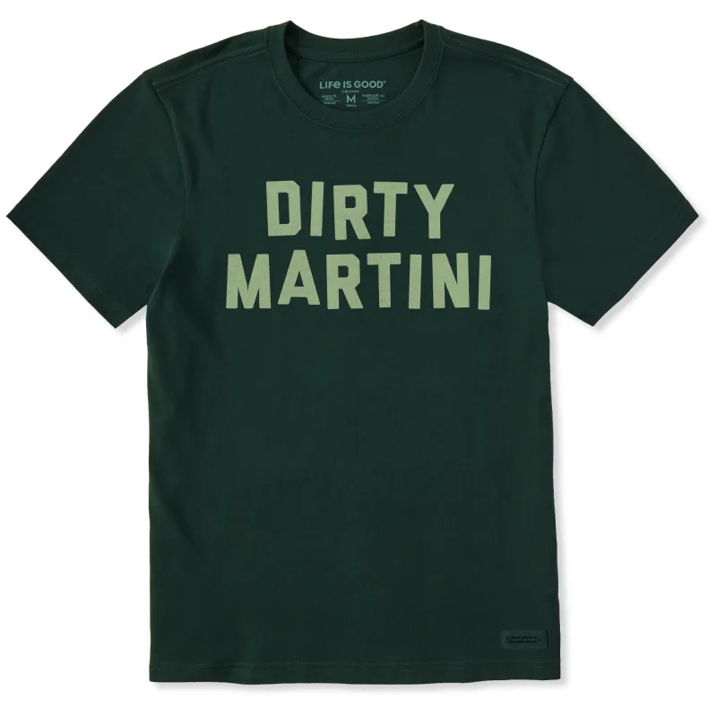 Men's Dirty Martini Simple Short Sleeve Crusher Tee sold by Life is Good