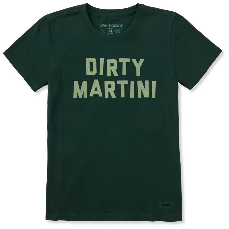 Women's Dirty Martini Simple Short Sleeve Crusher Tee sold by Life is Good