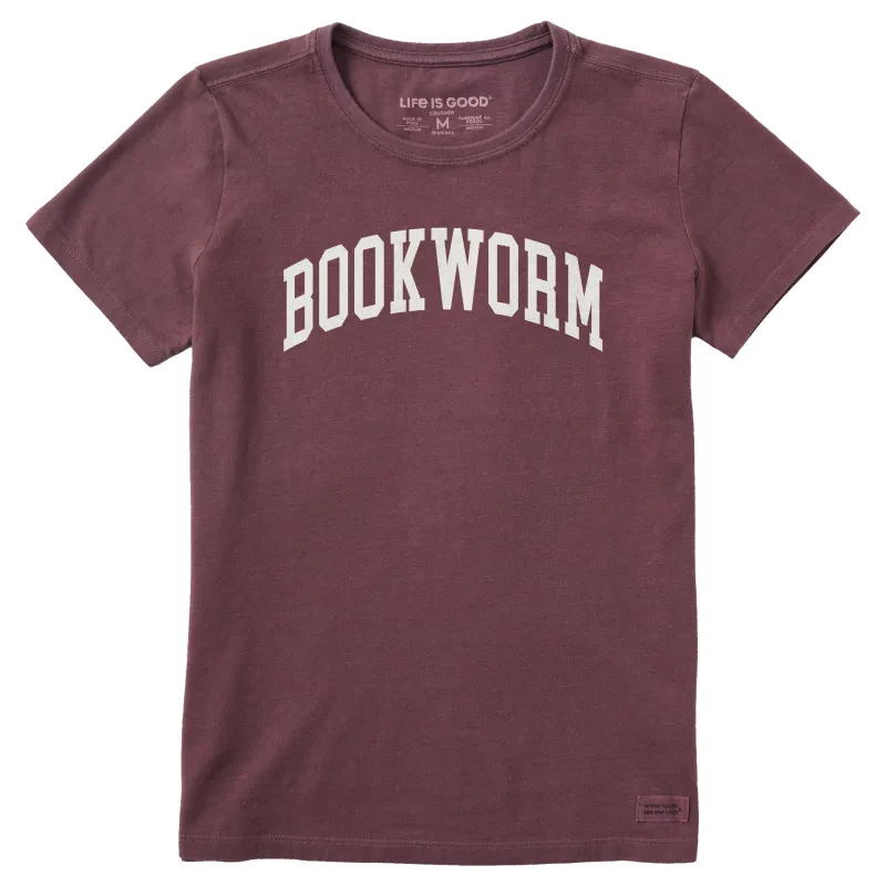 Women's Bookworm Arch Short Sleeve Crusher Tee sold by Life is Good