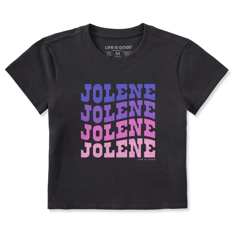 Women's Jolene Stack Crusher-LITE Shrunken Tee sold by Life is Good