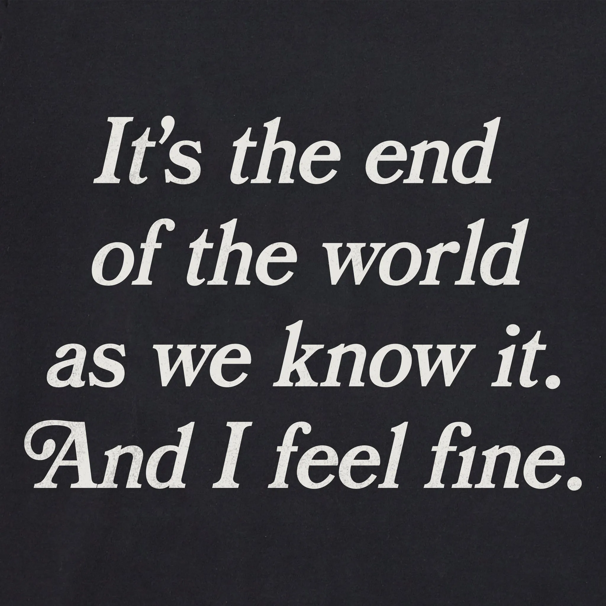 Women's It's the End of the World Short Sleeve Crusher Boxy Tee sold by Life is Good product image thumbnail 2