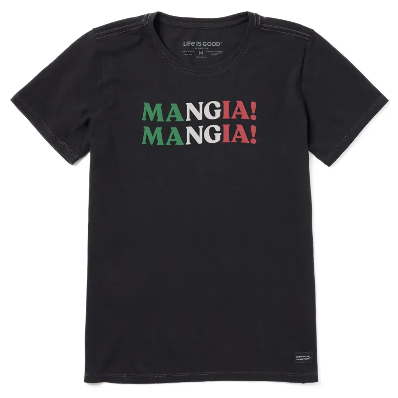 Women's Mangia Mangia Short Sleeve Tee sold by Life is Good