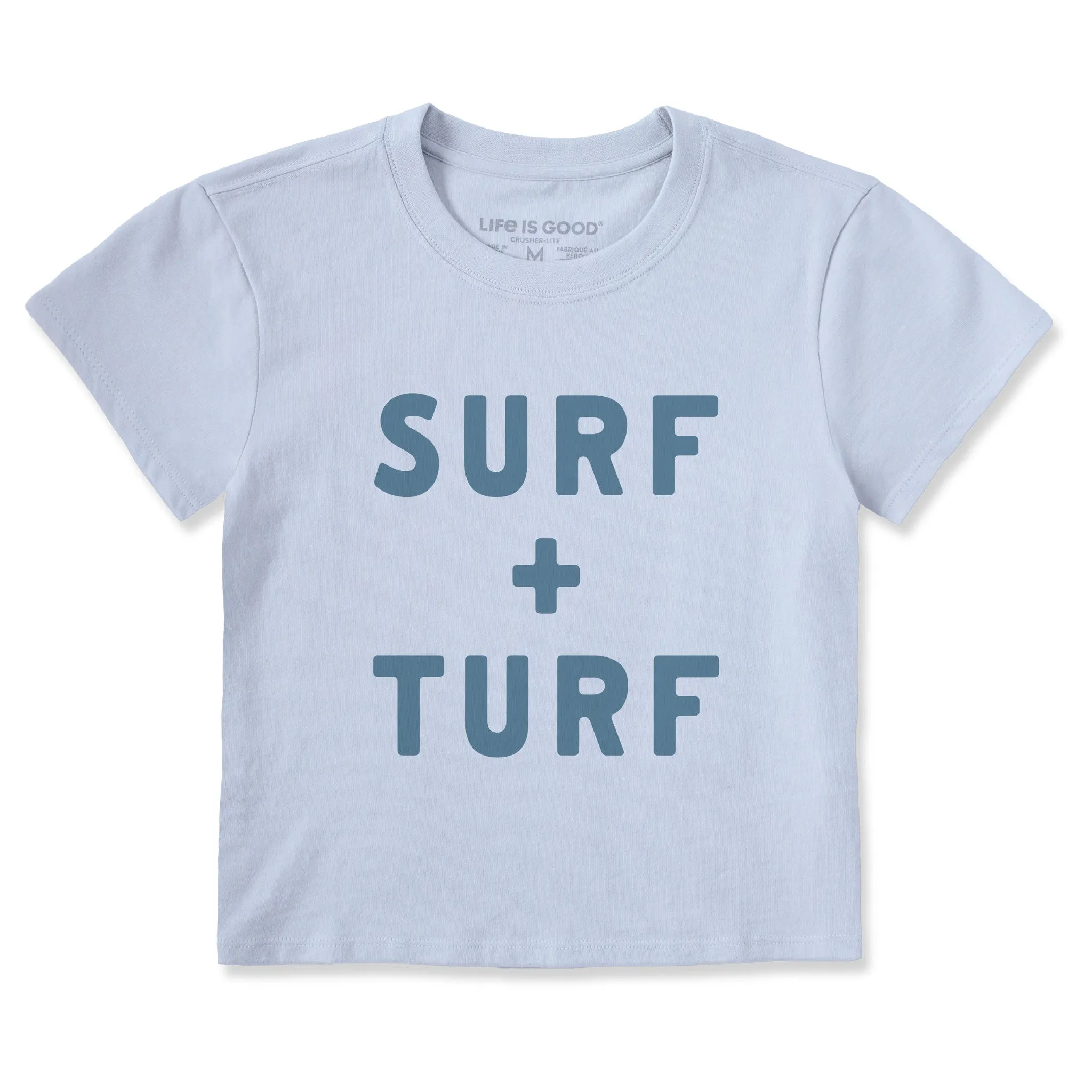 Women's Surf and Turf Crusher-LITE Shrunken Tee sold by Life is Good