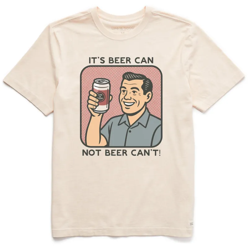 Men's Bert's Shirts Beer Can Short Sleeve Crusher Tee sold by Life is Good