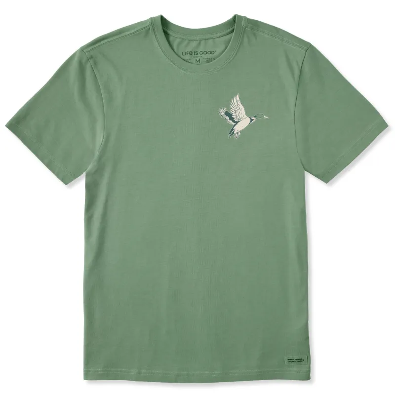 Men's Mallard Short Sleeve Crusher Tee sold by Life is Good