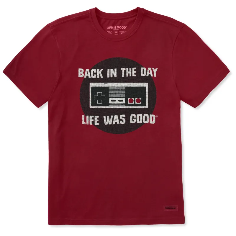 Men's Back in the Day Short Sleeve Crusher Tee sold by Life is Good