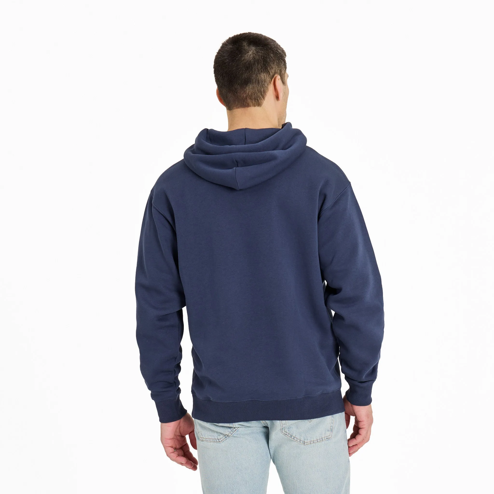 Men's Crafty Forest Good Vibes Fleece Hoodie sold by Life is Good product image thumbnail 3