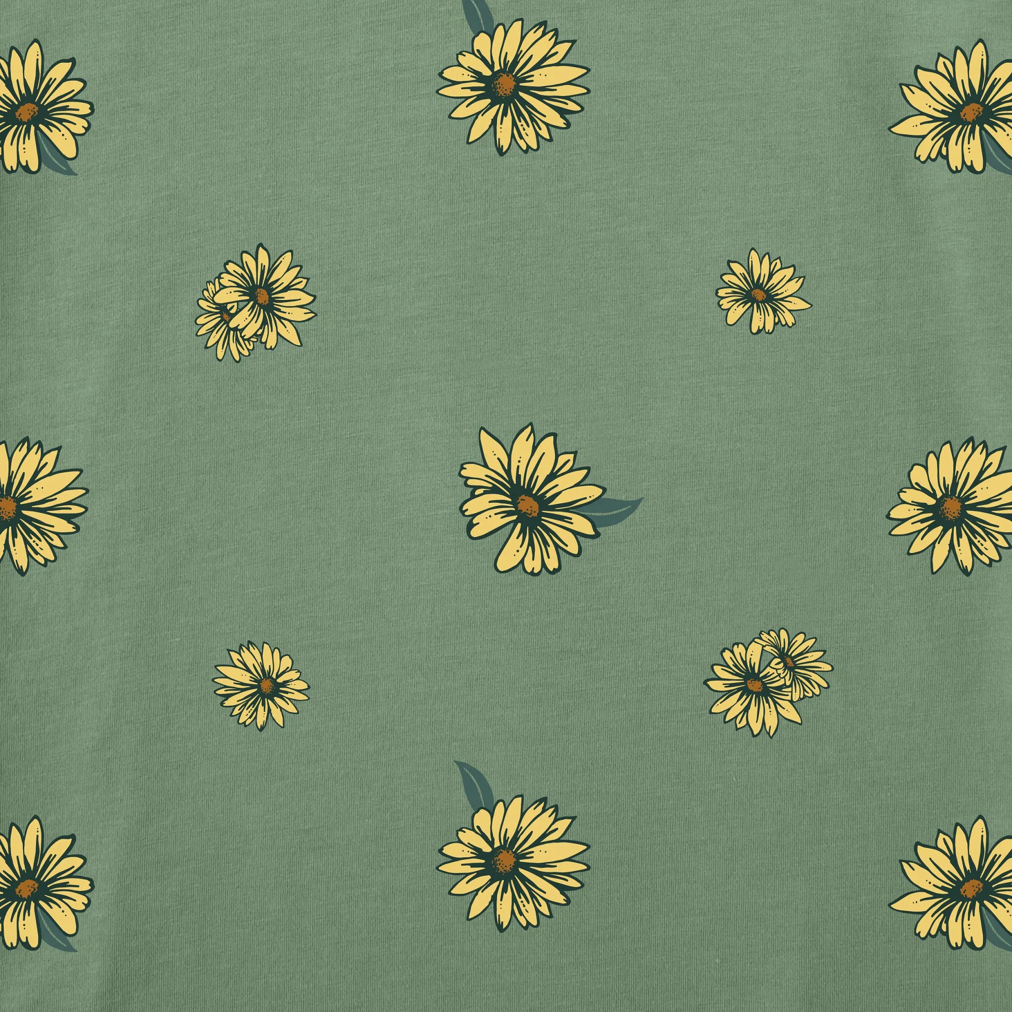 Women's Tossed Sunflower Pattern Crusher-LITE Easy Vee sold by Life is Good product image thumbnail 2