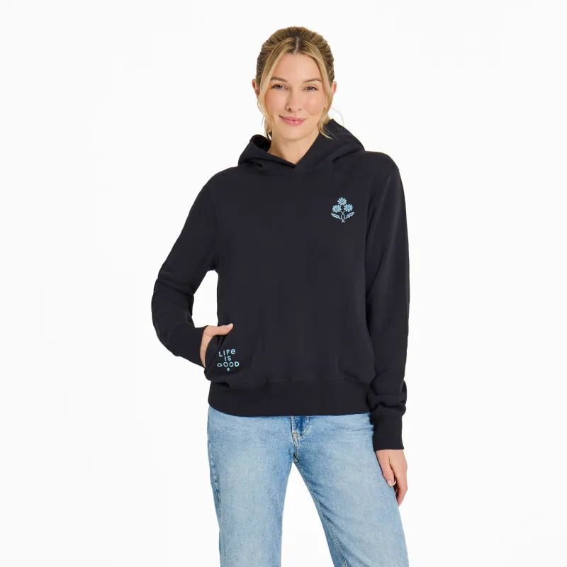 Women's Daisy Trio Good Vibes Fleece Hoodie sold by Life is Good