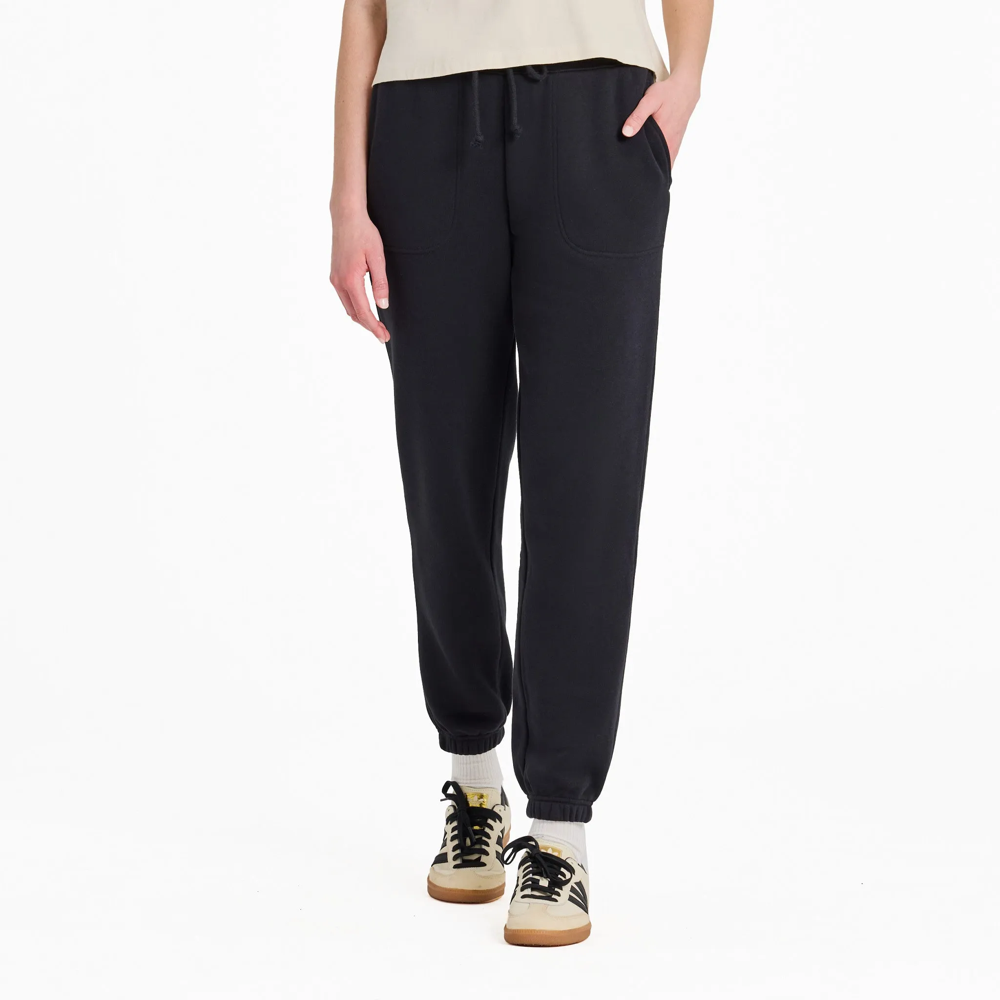 Women's Solid Good Vibes Fleece Jogger sold by Life is Good