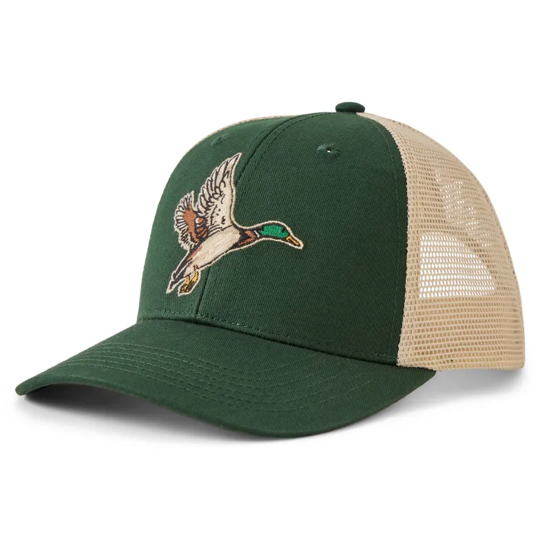 Adult Unisex Flying Mallard Trucker sold by Life is Good