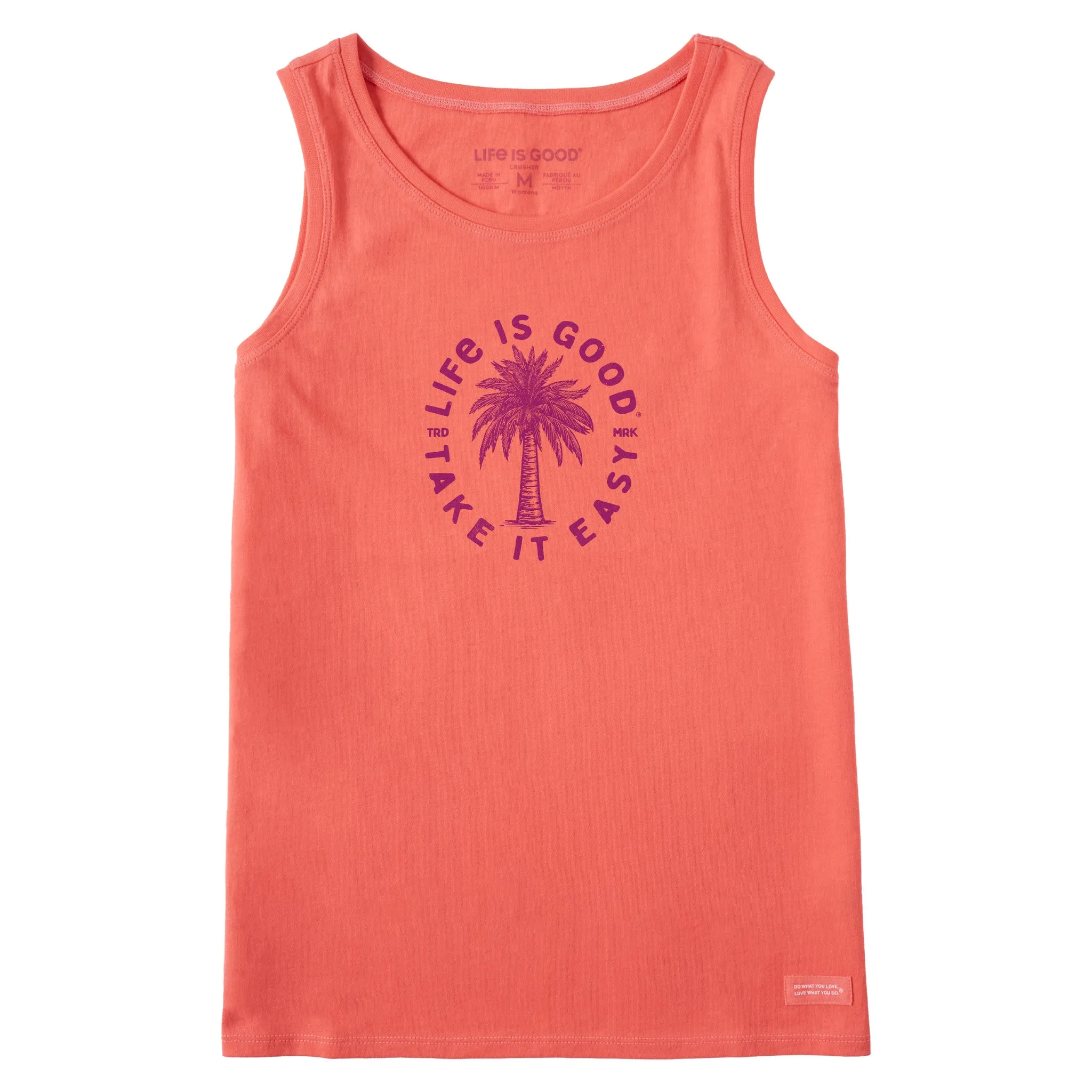 Women's Take it Easy Palm Crusher Tank sold by Life is Good product image thumbnail 3