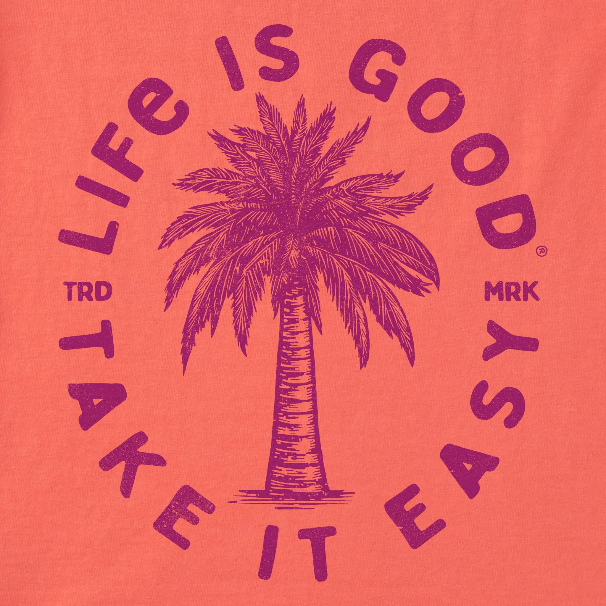 Women's Take it Easy Palm Crusher Tank sold by Life is Good product image thumbnail 4