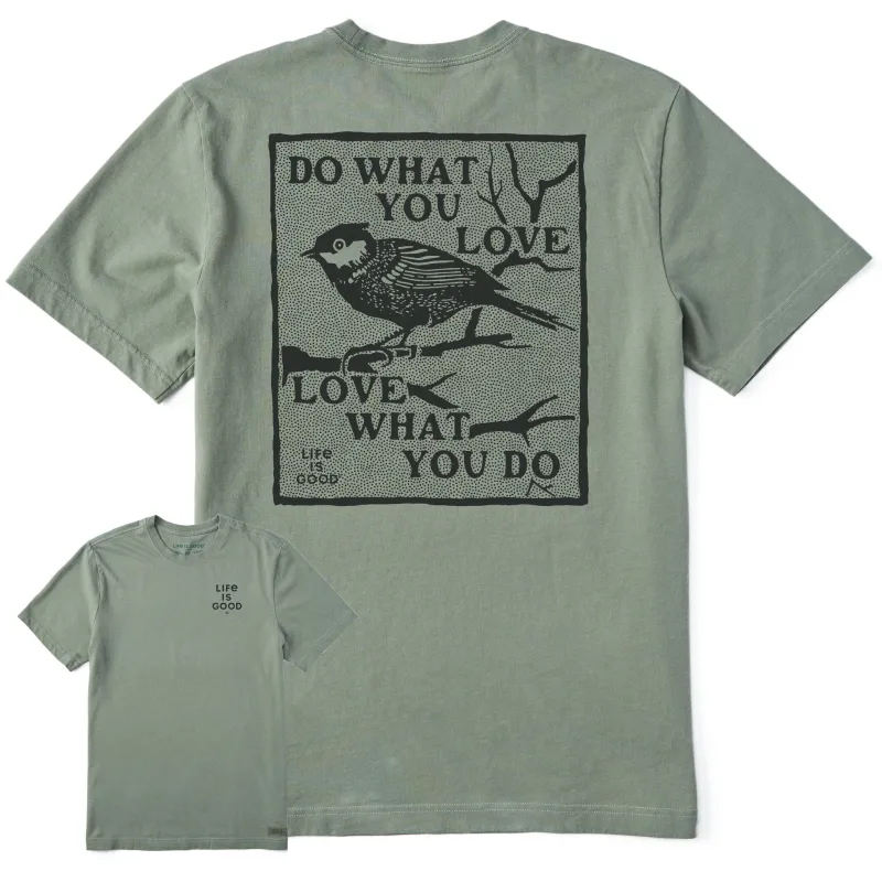 Men's Do What you Love Bird Short Sleeve Tee made by Life is Good