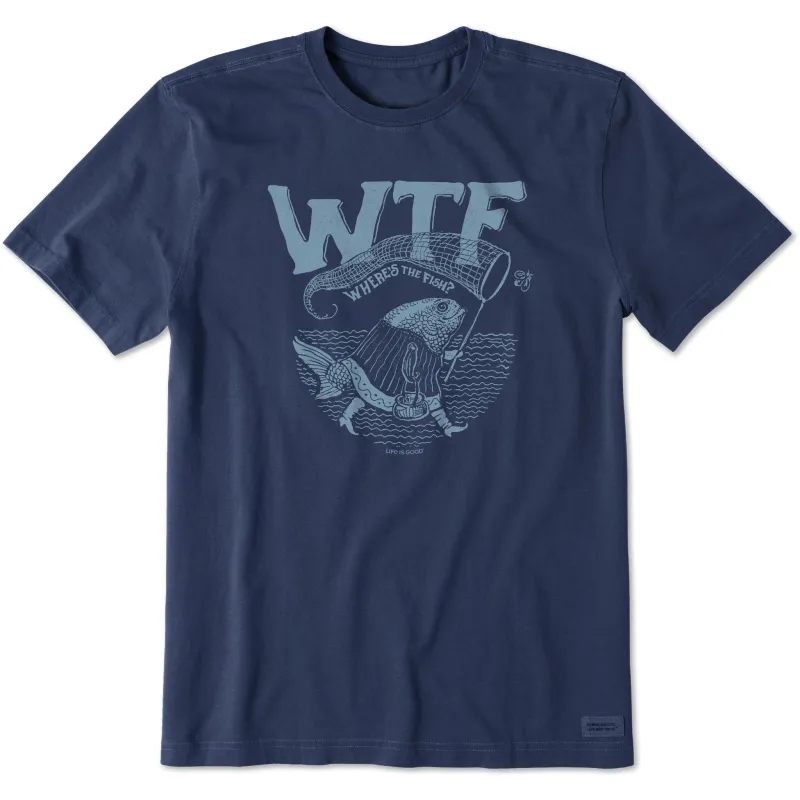 Men's WTF Net Short Sleeve Tee sold by Life is Good