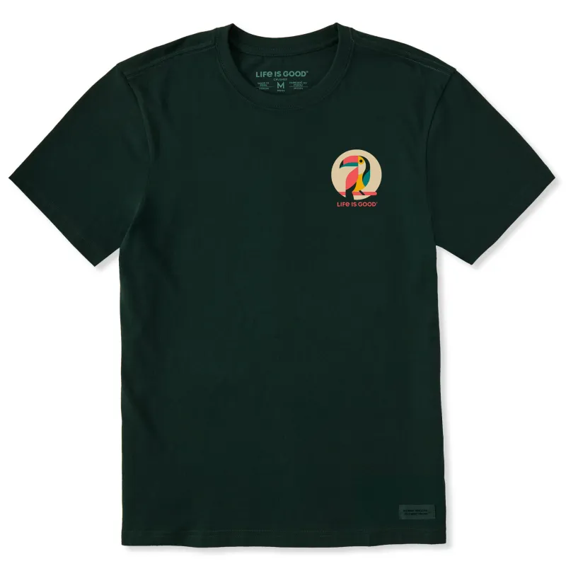 Men's Abstract Toucan Short Sleeve Crusher Tee sold by Life is Good