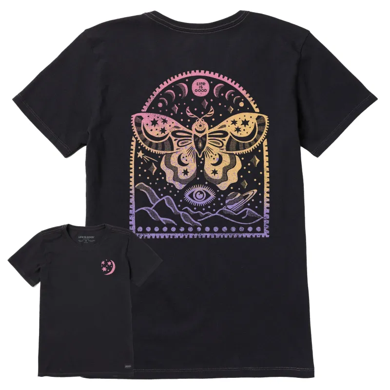 Women's Moon Moth Short Sleeve Tee sold by Life is Good