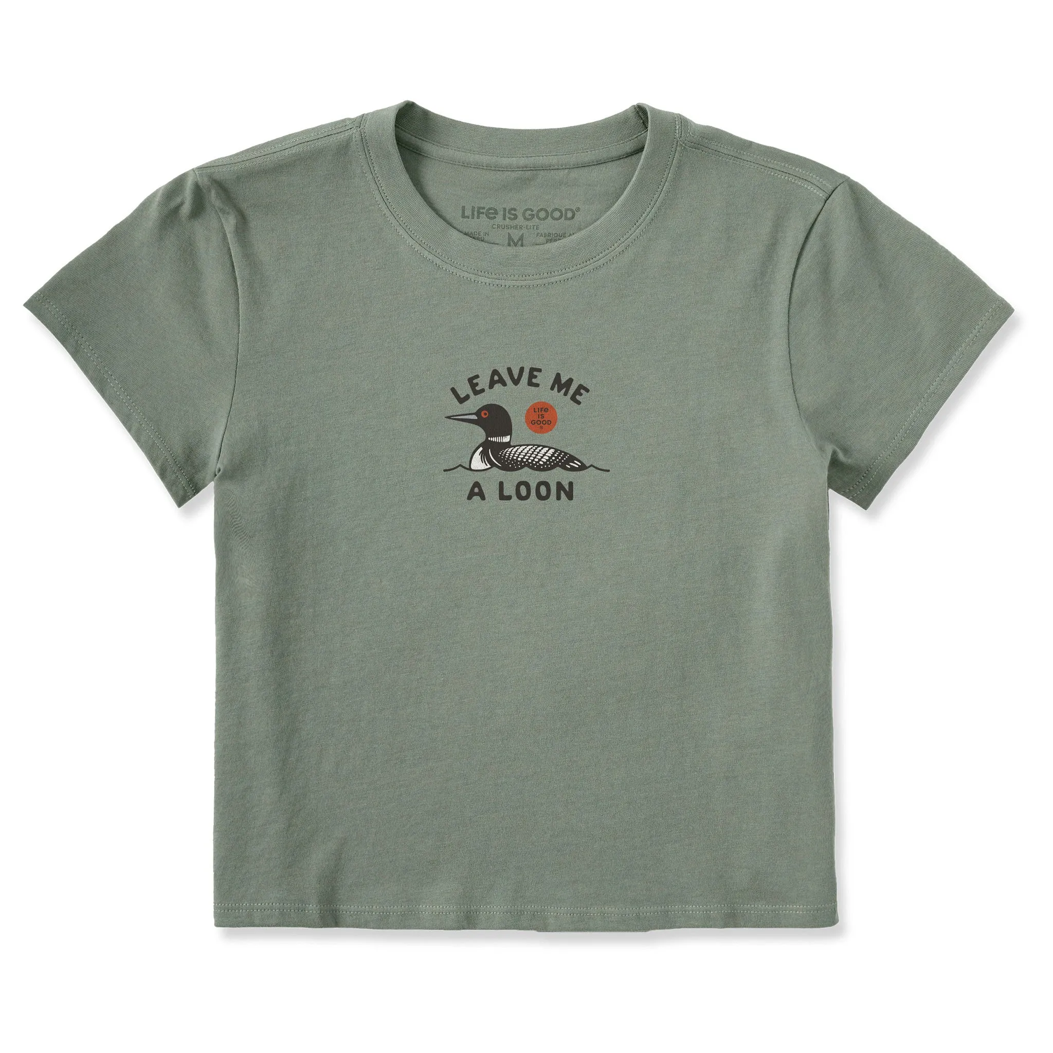 Women's Leave Me a Loon Crusher-LITE Shrunken Tee sold by Life is Good product image thumbnail 5
