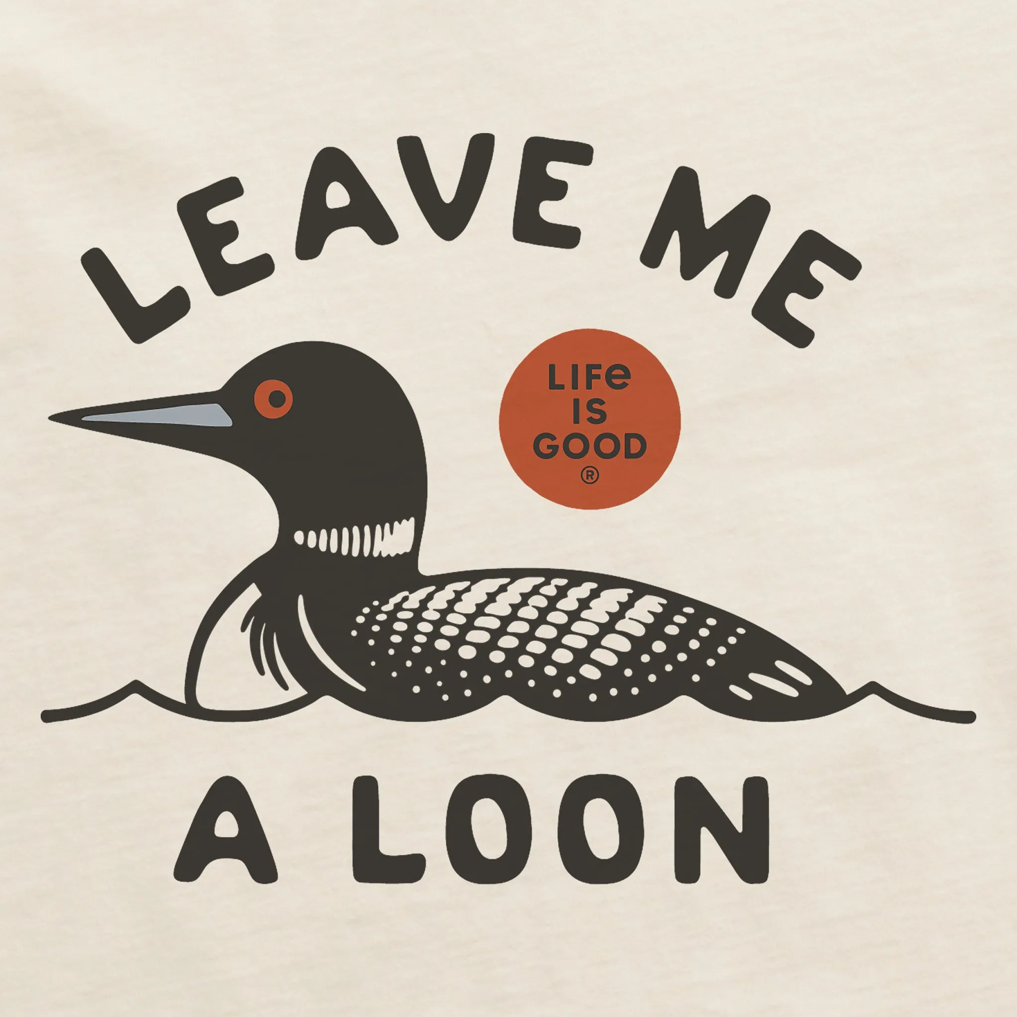 Women's Leave Me a Loon Crusher-LITE Shrunken Tee sold by Life is Good product image thumbnail 4