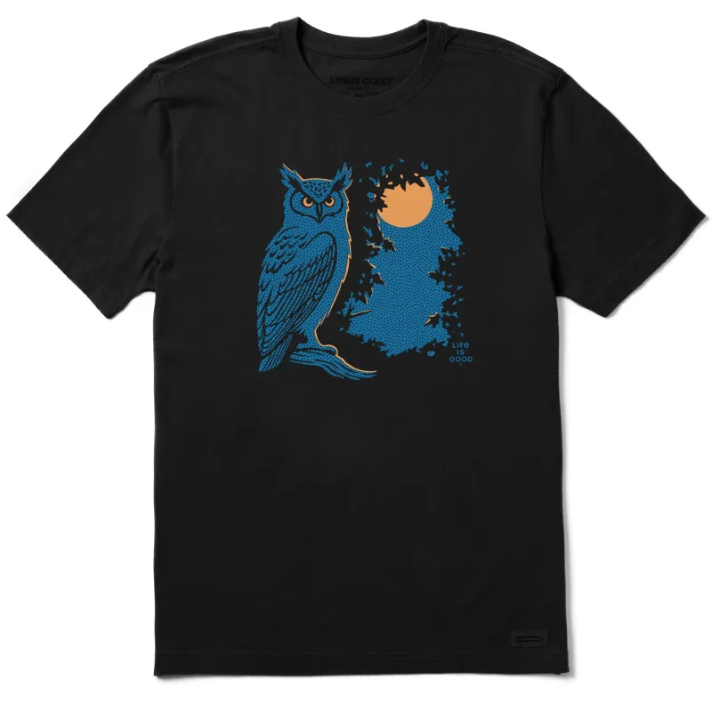 Men's Owl Perch Short Sleeve Tee sold by Life is Good