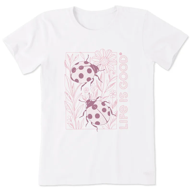 Women's Ladybug Duo Short Sleeve Tee sold by Life is Good
