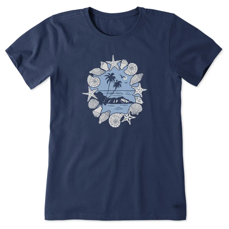 Women's Life by the Sea Short Sleeve Tee sold by Life is Good