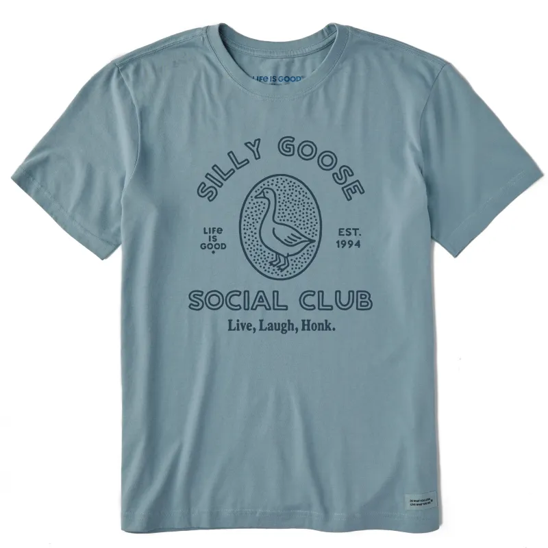Men's Silly Goose Social Club Short Sleeve Crusher Tee sold by Life is Good