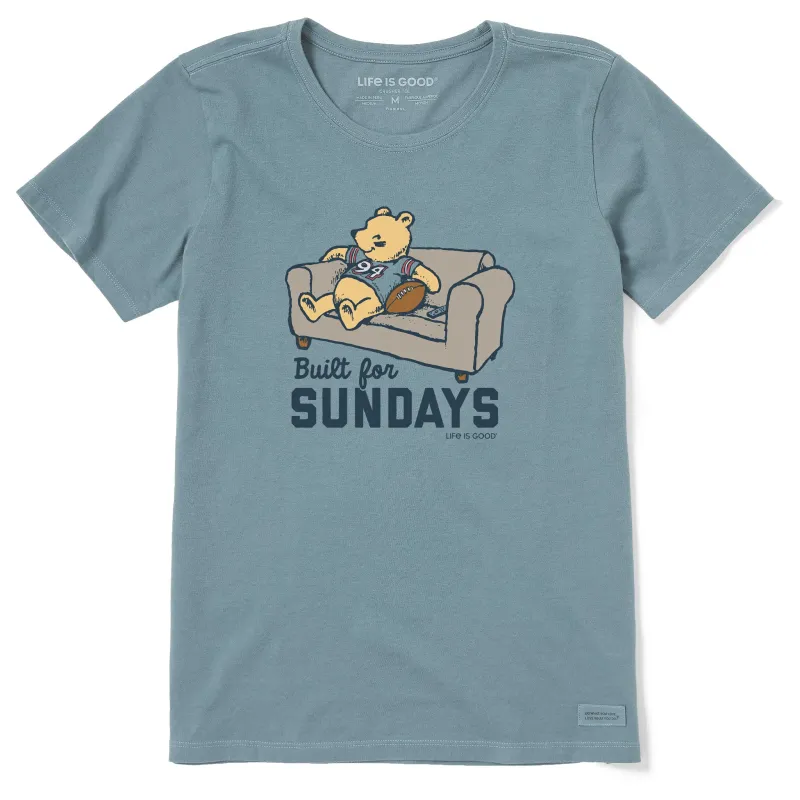 Women's Built for Sundays Short Sleeve Crusher Tee sold by Life is Good