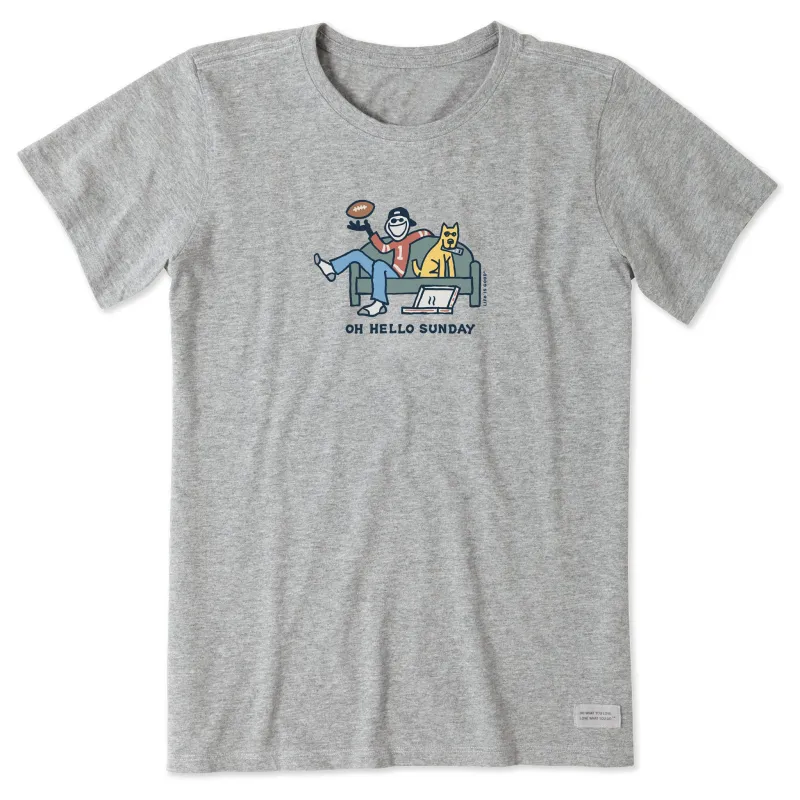 Women's Oh Hello Sunday Short Sleeve Tee sold by Life is Good