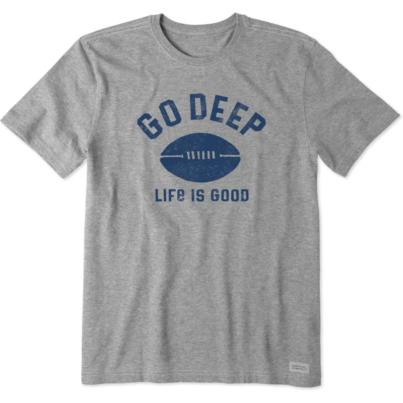 Men's Go Deep Short Sleeve Tee sold by Life is Good