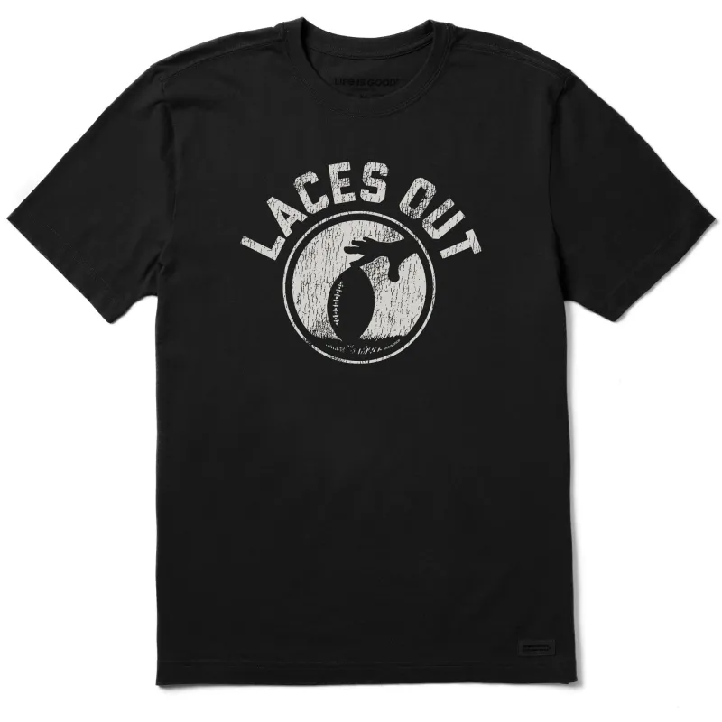 Men's Laces Out Short Sleeve Tee sold by Life is Good