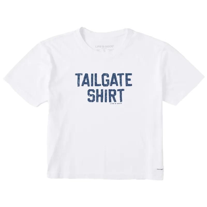 Women's Tailgate Shirt Short Sleeve Crusher Boxy Tee sold by Life is Good