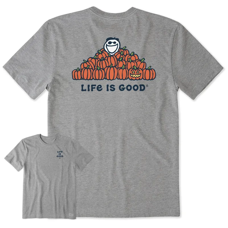 Men's Jake Pumpkin Patch Short Sleeve Tee sold by Life is Good