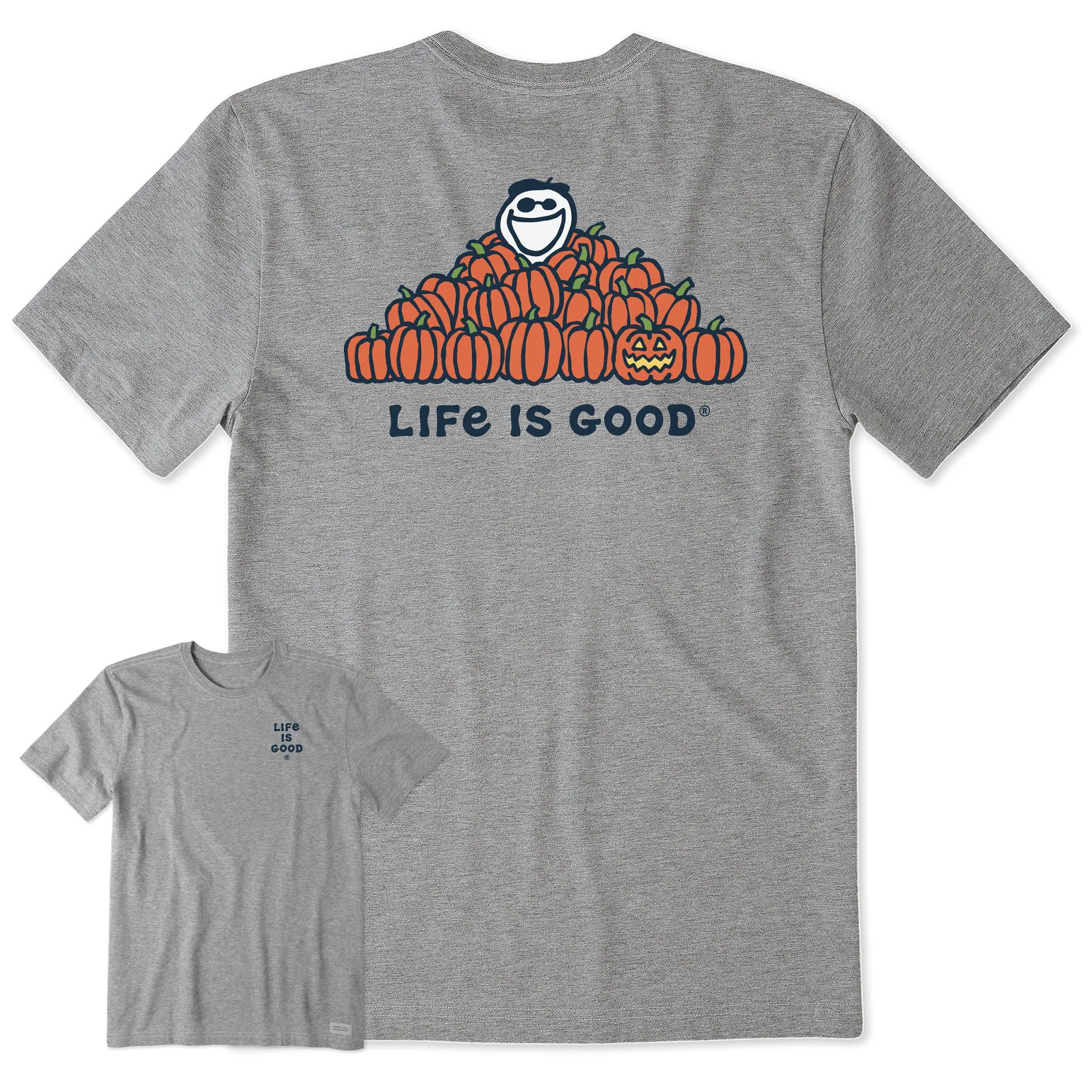 Men's Jake Pumpkin Patch Short Sleeve Tee sold by Life is Good product image thumbnail 4