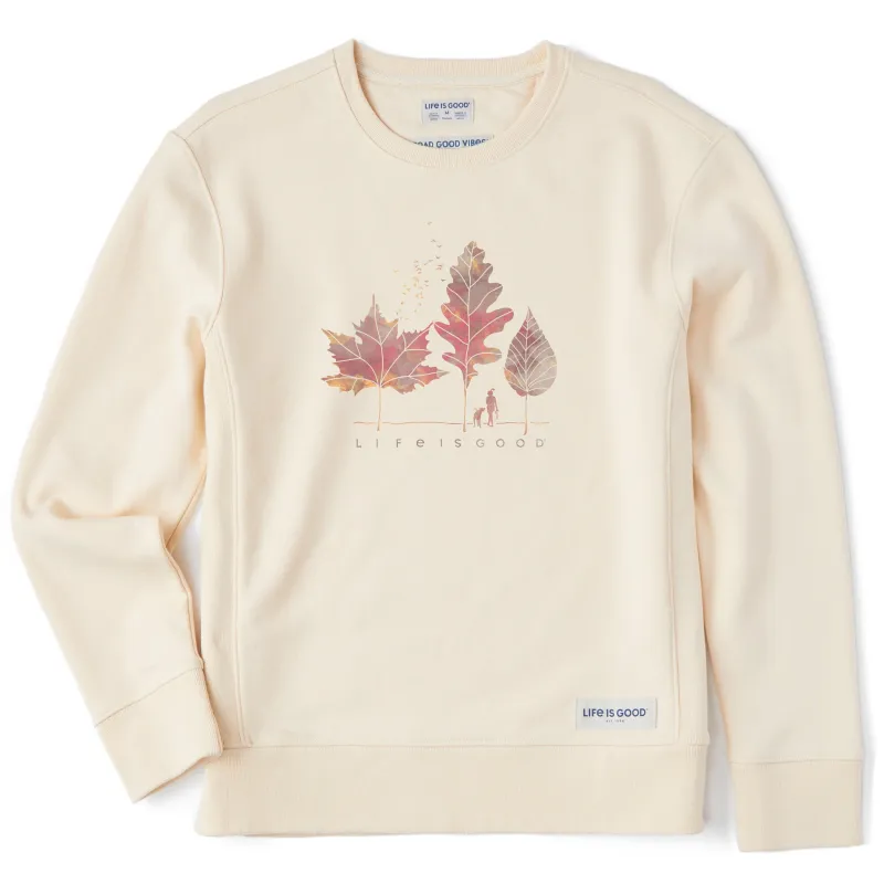 Women's Fall Walk Simply True Fleece Crew sold by Life is Good