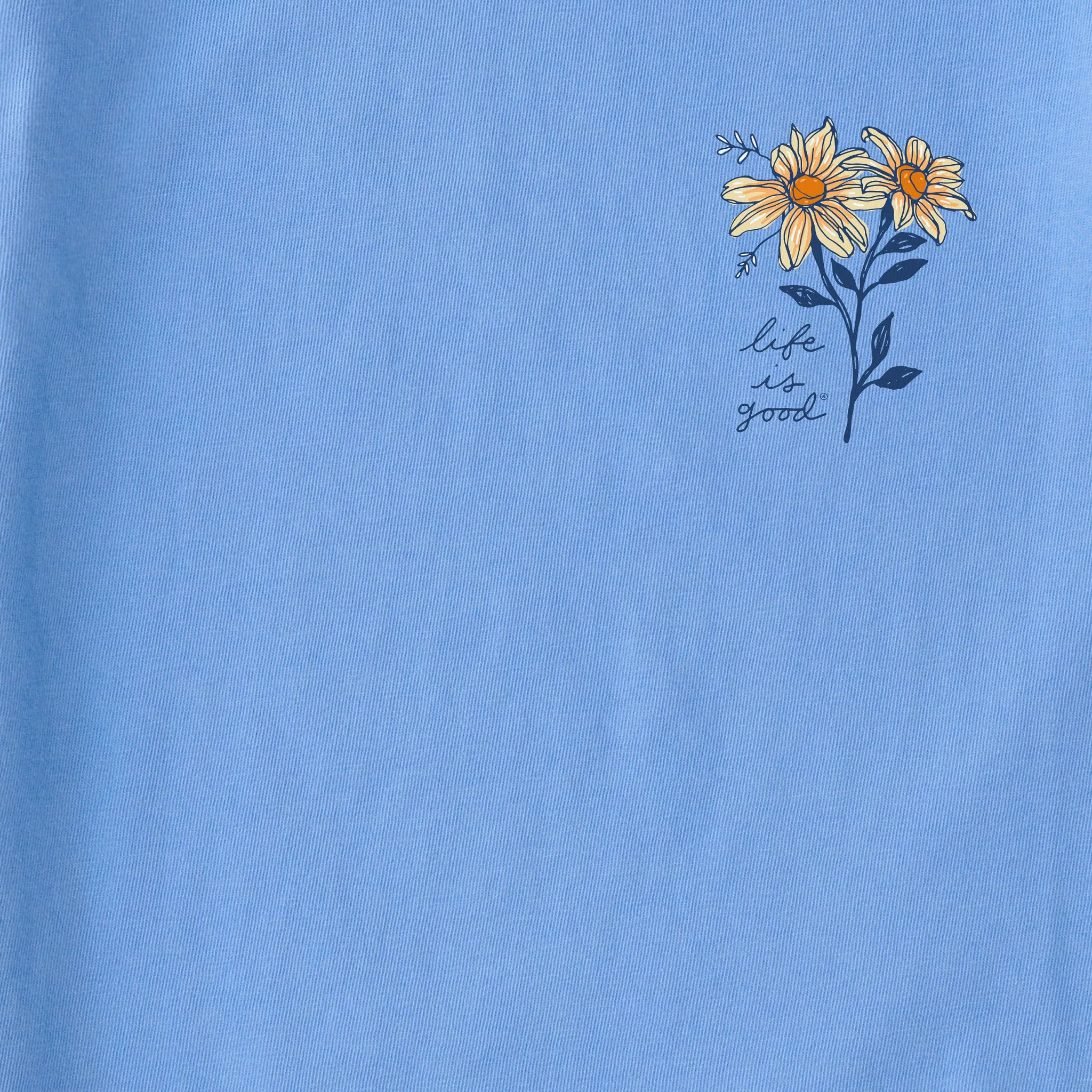 Women's Fall Favorite Color Flowers Long Sleeve Crusher Tee sold by Life is Good product image thumbnail 3