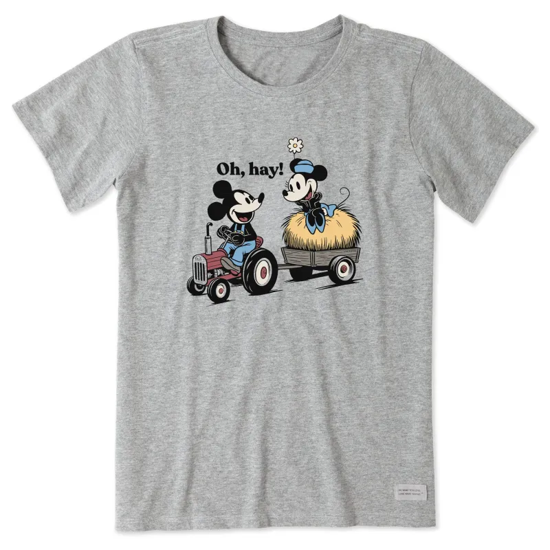 Women's Oh, Hay! Hayride Short Sleeve Tee sold by Life is Good
