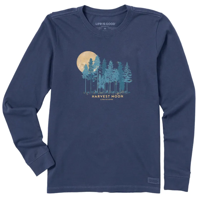 Women's Harvest Moon Long Sleeve Crusher Tee made by Life is Good