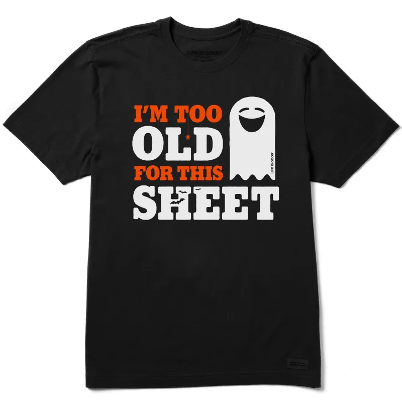 Men's I'm Too Old Ghost Short Sleeve Crusher Tee sold by Life is Good