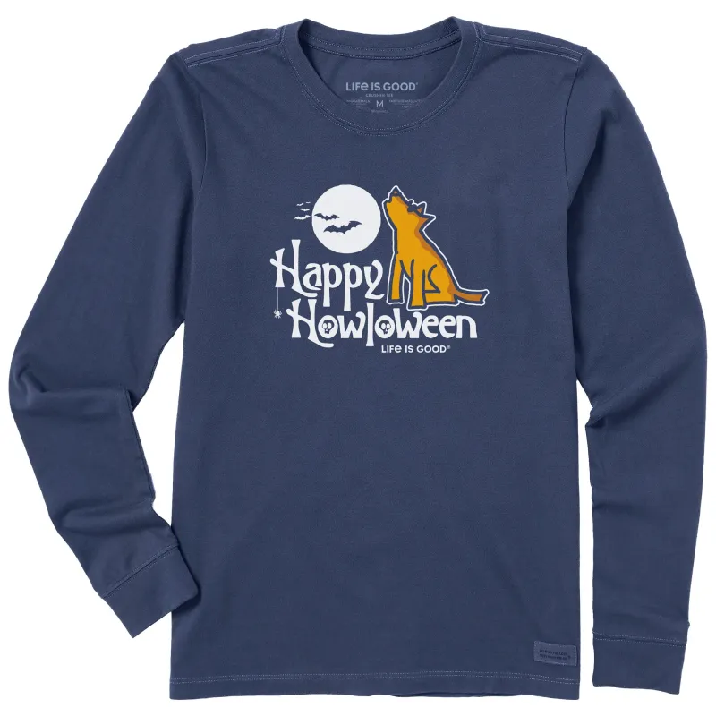 Women's Rocket Happy Howloween Long Sleeve Crusher Tee made by Life is Good