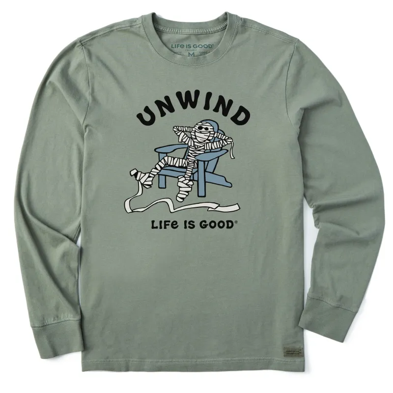 Men's Unwind Adirondack Mummy Long Sleeve Crusher Tee made by Life is Good