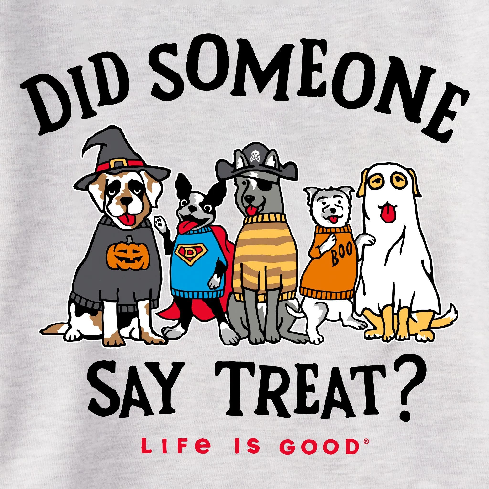 Women's Did Someone Say Treat? Simply True Fleece Crew sold by Life is Good product image thumbnail 2