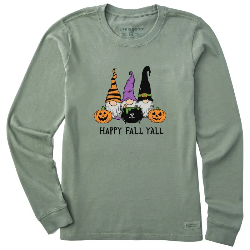 Women's Happy Fall Y'all Long Sleeve Crusher Tee made by Life is Good