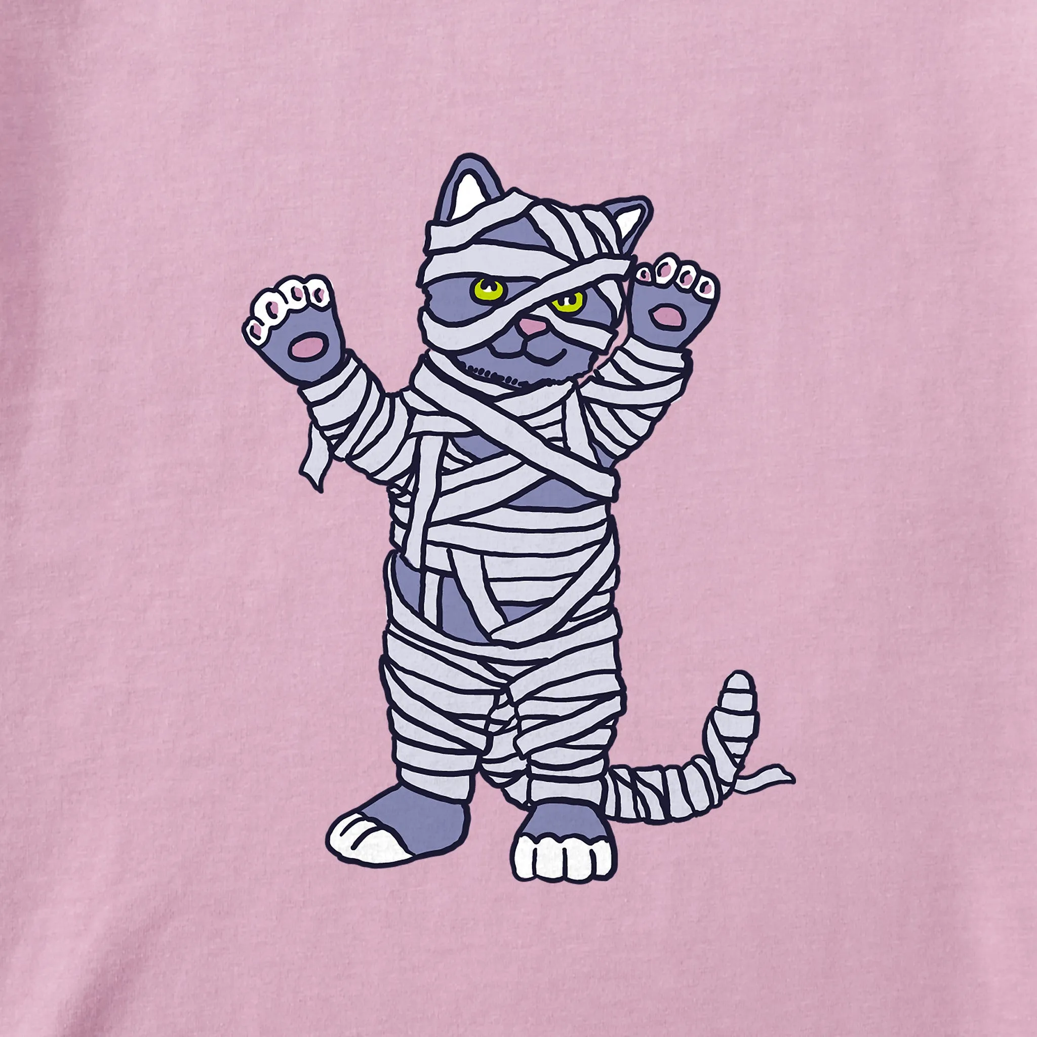 Women's Kitten Mummy Mini Long Sleeve Crusher Tee sold by Life is Good product image thumbnail 2