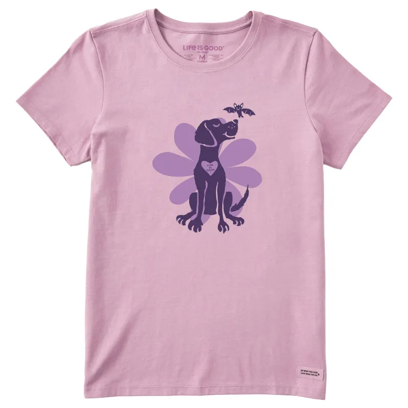 Women's Halloween Dog Short Sleeve Crusher Tee sold by Life is Good