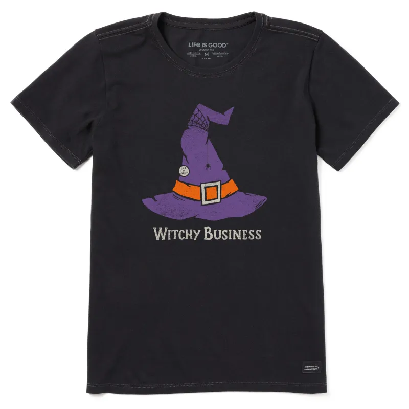 Women's Witchy Business Short Sleeve Crusher Tee sold by Life is Good